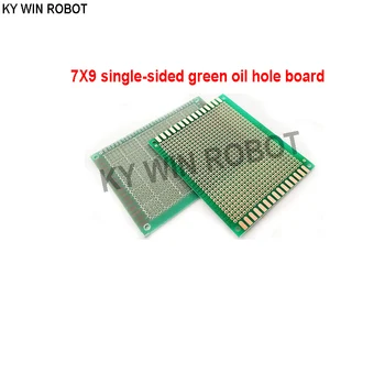 1 buc FR4 PCB 7*9cm Singură Parte verde ulei de Cupru Placate placa PCB Kit DIY Laminat Circuit 7x9cm 70x90x1.6mm