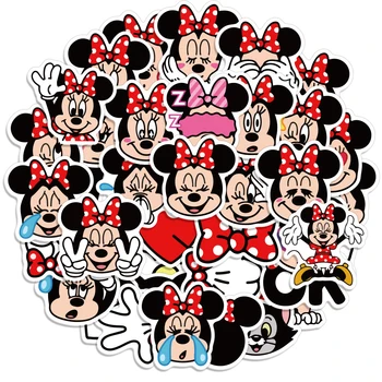 10/20/40pcs Disney de Desene animate Drăguț Mickey Mouse Minnie Autocolante Estetice Decalcomanii Laptop Album de Telefon Decorare Autocolant Jucărie pentru Copii