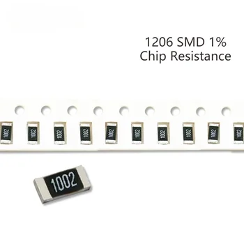 100buc 1206 SMD Rezistor Kit Toleranță de 1% 30.1 K-22M 100K 110K 120K 130K 150K 160K 10 Ohm Componente Electronice DIY Set Asortate