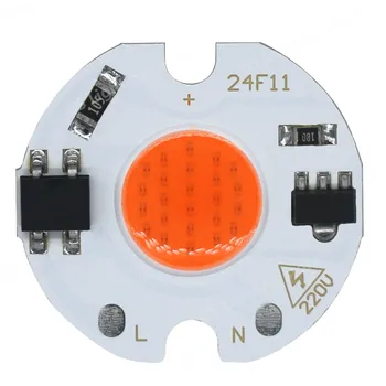10buc LED COB 220V Chips-uri 7W bec led de Mare Putere led 3W 5W becuri Lampa 220V matrice cu LED-uri Pentru Exterior Interior Proiector Alb