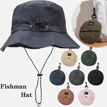 1buc Impermeabil Pescar Pălărie Femei Soarele de Vară Anti-UV de Protecție Camping Drumetii Alpinism Capace Bărbați Găleată în aer liber Pălărie