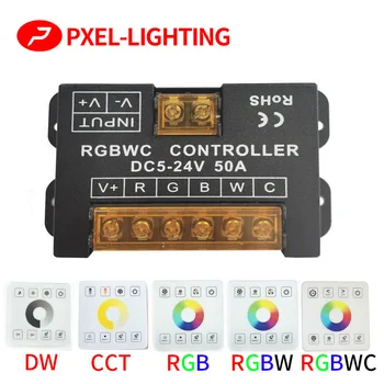2.4 G RF Singură culoare/TVC/RGB/RGBW/RGBWC(RGB+CCT) Benzi cu LED-uri Controler DC 5V 12V 24V Lumina bandă 86 sty Atingeți Panoul de Întrerupător Dimmer