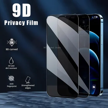 2-piese de Confidențialitate Ecran de Film Protector Pentru IPhone 15 14 13 12 11Pro Max Anti Spionaj Sticlă Călită Pentru 7 8Plus X XR XS Max