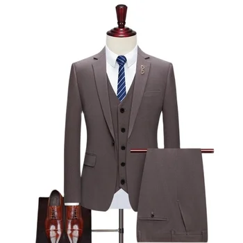 2023 new sosire casual, costume de bărbați,pentru bărbați rochie de mireasa,jachete+pantaloni+vesta,SJT805
