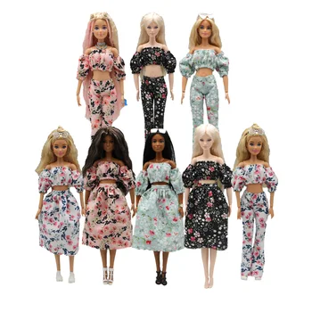 2023 nou haine Papusa accesorii florale bubble sleeve pufos pentru papusa Barbie 1/6 mici Fusta Set 30cm