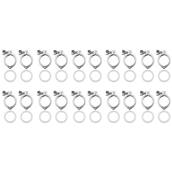 20buc Tri-Clamp Oțel Singur Pin Grele Tri Prindere Cu Piuliță-fluture Pentru Inel TC Cu 10 Pc-Garnitura de Silicon