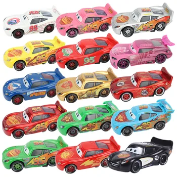 25 de stiluri de Lightning McQueen Disney Pixar Masini de Jucarie 1:55 Metal turnat sub presiune Auto Copii Mașini de Jucărie Cadou de Crăciun