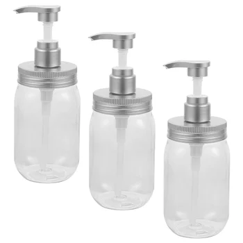 3 pc-uri Goale, Sticle de Șampon Pompă Portabilă Sticle Returnabile Lotiune de Sticle de Sampon Distribuitor de Sticle