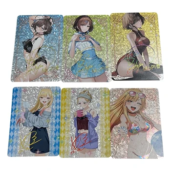 3Pcs/set Fete Anime Carduri Flash Kitagawa Marin Higuchi Madoka Semnătura Card ACG Cadou Jucarii Anime Colecție de Cărți
