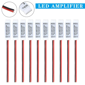 5 buc LED-uri RGB Amplificator Controler DC 8~16V 3*4A Mini Portabil RGB LED Strip Amplificator Pentru 5050 3528 RGB LED Strip Lumina