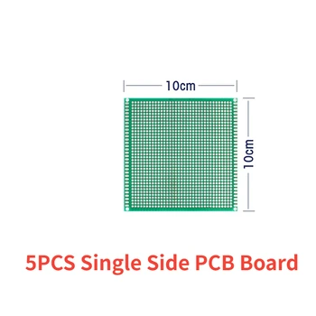 5PCS 10*10CM PCB Bord Partea Singură placă Prototip Verde DIY Universal Circuite Kit