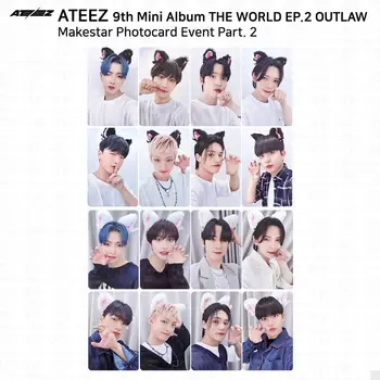 8pcs/set Kpop Idol ATEEZ Lomo Carduri LUME EP.2 HAIDUC Makestar Photocards Carte de Fotografie pentru Fanii de Colectare