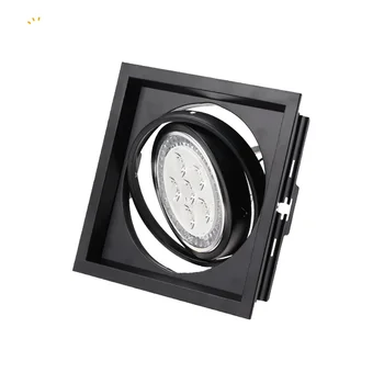 Accesorii de iluminat Downlight LED-uri GU10 MR16 Rotund Crom Spot de Lumină pe Tavan Fixare Inel Accesorii Rame Bec
