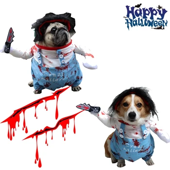 Amuzant De Halloween Haine De Câine Câini Cosplay Costum De Seturi De Haine De Halloween Comic Costume Animale De Companie Pisică Câine Festival Petrecere De Îmbrăcăminte