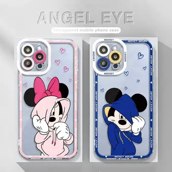 Angel Caz Clar de Telefon Pentru Xiaomi Redmi Nota 11 9 8 11T 10T 9T 8T 10 Pro 9 9A 10A 9 9C 10 10 11 Acoperi Mickey Minnie Mouse
