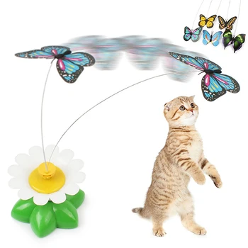 Automate Electrice Rotative Pisica Jucarie Fluture Colorat Pasăre Forma De Animale De Plastic