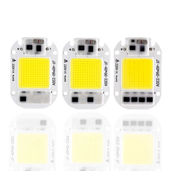 Chip de LED 20W 30W 50W AC220V COB lampă margele Inteligent IC Nu este Nevoie de Driver DIY proiector reflector lumina Track DIY iluminat lampă cu LED-uri