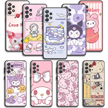 Cinnamoroll Hello Kitty Luna Kuromi Caz Pentru Samsung Galaxy A73 A53 A71 A51 A41 A31 A33 A22 A12 A21s A32 A13 A52s A72 A52 A23