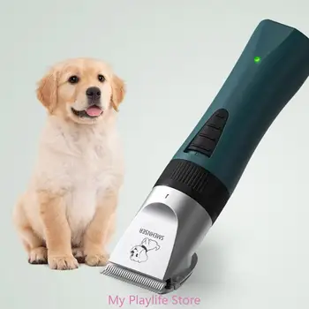 Câine de Ras Electrice Liniștite animale de Companie Tuns aparat de Ras Profesionist Instrument de Îngrijire pentru Strat Gros de Păr pentru Pisici Mici Câini de talie Mare