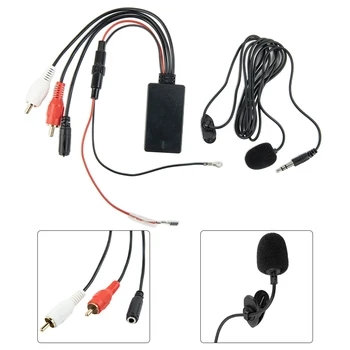 De înaltă Calitate, Practic Să se Utilizeze Piese de Schimb Auto Cablu Car Microfon Audio 2 RCA Stecker Adaptor Auto-asociere