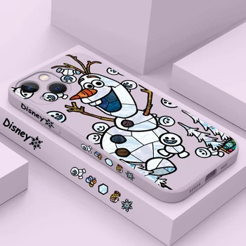 Disney Frozen Anna Elsa Pentru Apple iPhone 14 13 12 11 Pro Max Plus XS XR X 8 7 SE Lichid Stânga Coarda Caz de Telefon Capa Acoperi