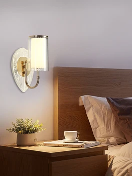 Dormitor Patul de Perete de Lumină LED-uri de Interior Lampă de Perete de Lumină Simplă Sala Culoar Montaj pe Perete Moderne Lampă de Perete de Interior, Corpuri de Iluminat
