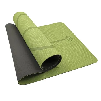 En-gros de Yoga Mats 1/4 Gros TPE Yoga Mat Eco-friendly, Non-Alunecare de Exercitii fizice si de Fitness Mat pentru Bărbați și Femei, cu Curea de transport