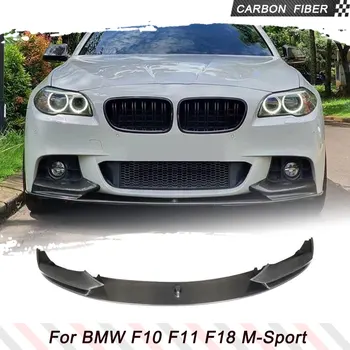Fibra de Carbon Mașină Bara de protecție Spoiler Repartitoare Pentru BMW Seria 5 F10 F11 M Sport 2011 - 2016 Bara Fata Buza Spoiler Repartitoare