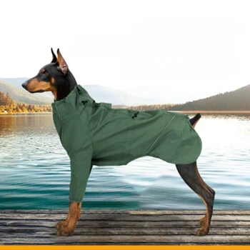 Haine De Câine Cu Tracțiune Găuri Reflectorizante Mitralieră Jachete Impermeabile Windproof Mari Și Mijlocii Câini De Toamnă Și De Iarnă