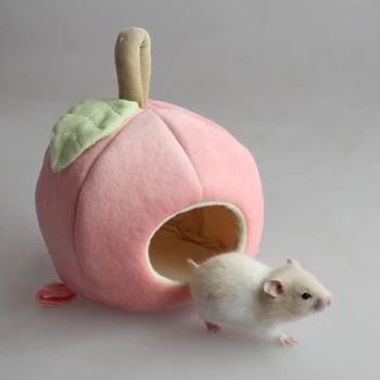 Hamster drăguț Casă Caldă cu Pad Hamac Pat pentru Animale Mici Cusca Accesorii pentru cobai Sugar Glider Dihor Chinchilla