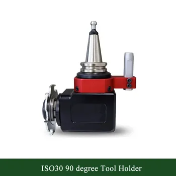 ISO30 de 90 de grade singur cap cnc cap de unghi mare viteză ATC Ax Suport Instrument De Văzut Pic Lama / ISO30-ER32 Millting cutter