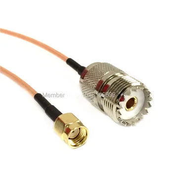 Modem Wireless Cablu RP SMA Plug de sex Masculin să UHF Feminin Jack RG316 en-Gros Navă Rapidă 15cm 6 inch Noua