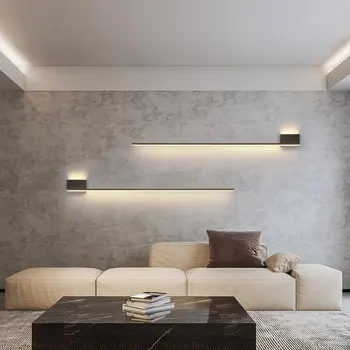 Modern si minimalist noptieră lampa de perete, canapea, living fundal lampă de perete, designer, minimalist și creative dormitor bedsi