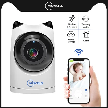 Movols Wireless Wifi Camera de Supraveghere Video 1080P Smart Home IP-ul Web 360 Ptz de Interior Baby Monitor Camere de Securitate