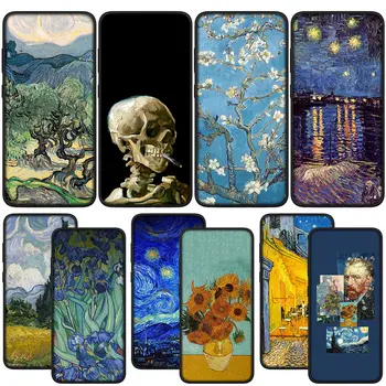 Noapte înstelată Van Gogh Sky Art Capac Moale Telefon pentru Xiaomi Redmi Nota 11 10 9 8 Pro 9 10 11 9A 9C NFC 9T 10A 10C 8A Caz