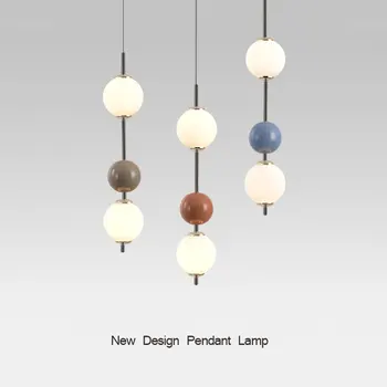 Nordic Moderne Pandantiv cu Led-uri de Lumină Candelabre Agățat Lampa de Noptiera pentru Dormitor, Living, Masa Bucatarie Lampă de Pandantiv