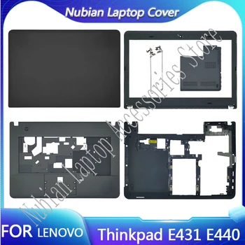 NOU Pentru Lenovo Thinkpad E431 E440 Laptop LCD Capac Spate/Frontal/Balamale/zonei de Sprijin pentru mâini/Jos de Caz/Ușă Acoperire Non Touch Negru