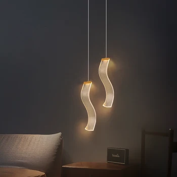 Pandantiv cu LED-uri de Lumină Lămpi Suspendate De Tavan Iluminat Interior Dormitor Patul de Mese, Camera de zi de Decorare Lampă de Pandantiv