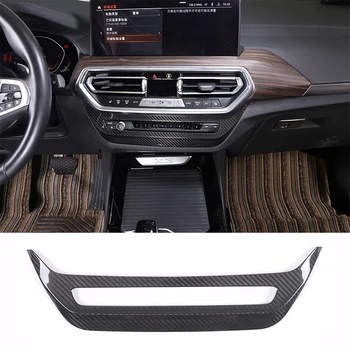 Pentru BMW X3 G01 2022 real fibra de carbon mașină centrală de control butonul de volum cadru capac decorativ interior modificarea accesorii