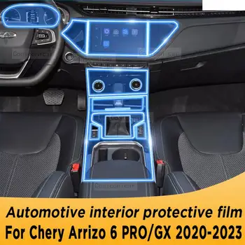 Pentru Chery Arrizo 6 GX PRO 2022-2023 cutie de Viteze Panoul de Navigare Interior Auto Ecran de Film Protector de pe TPU Anti-Zero Autocolant