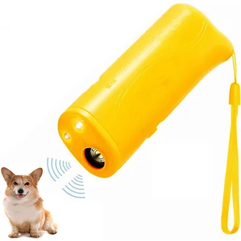 Pet Dog Repeller Anti Latrat Opri Coaja Dispozitiv de Formare Antrenor a CONDUS cu Ultrasunete 3 in 1 Anti Latrat cu Ultrasunete Fara Baterie