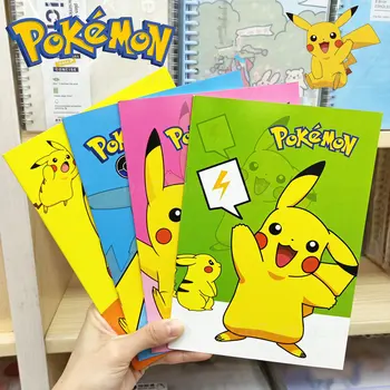 Pokemon Pikachu Copii de Desene animate Notebook Animație Drăguț Fată Băiat Student Jurnal de Birou Rechizite Școlare Papetărie Jurnalul Cadou