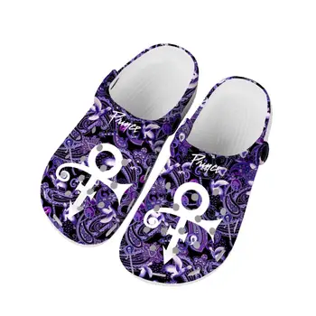 Prince Rogers Nelson Purple Rain Acasă Saboți de Apă Personalizat Pantofi Barbati Femei Adolescent de Pantofi de Imprimare 3D Grădină Bloca Plaja Gaura Papuci