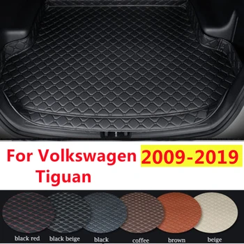 SJ Mare Parte Tot de Vreme Personalizate Pentru Volkswagen VW Tiguan 09-19 Portbagaj Mat Accesorii AUTO de Marfă din Spate Linie Acoperă Covor