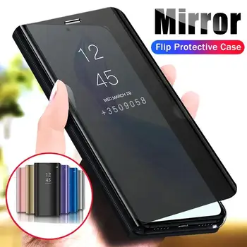 Smart Mirror Caz Flip Pentru Huawei P30 P40 P20 Lite Pro Plus P10 Mate 40 20 30 10 Lite Telefon Acoperi Funda
