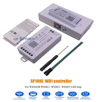 SP108E LED-uri WiFi Magic Controller SK6812 WS2811 WS2812B WS2815 Etc Benzi cu LED-uri Modulul de Lumină APP Inteligent de Control Wireless DC5-24V