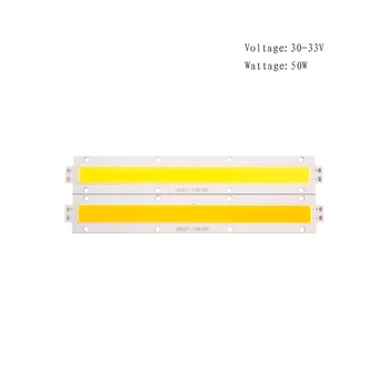 Square Bar LED COB 12V-30V Chip Modulul de 50W de Înaltă Luminozitate LED-uri de Matrice Chip Potrivit Pentru DIY Design În Diferite Pccasions