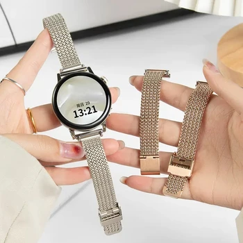 Starlight Bratara pentru Samsung Galaxy Watch 5 Pro 44 3 45mm Femei Subțire din Oțel Inoxidabil Milanese Trupa pentru a Viziona 4 Classic 46 42mm