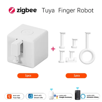 Tuya Zigbee Fingerbot Plus Smart Fingerbot Comuta Butonul de Împingere Inteligent Timer Viata Voice Control Functioneaza cu Alexa Google Asistent
