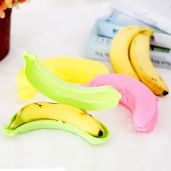 Ușor De Curățat Banana Protector Cutie de Depozitare de Fructe Cutie de Depozitare din Plastic Portabil Banana Cutie de Depozitare Acasă Banana Anti-extrudare